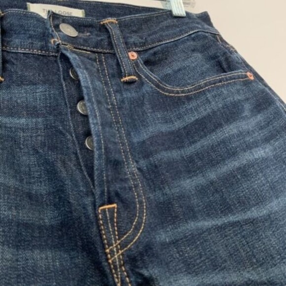 AE77 Jeans Size 29 Blue The Loose Japanese Selvedge 100% Organic Cotton - Picture 4 of 10